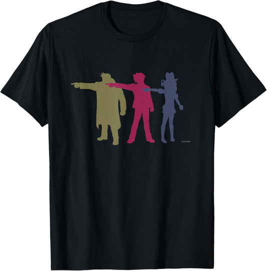 Ace Attorney Investigations Collection Triple Objection (A) , Black, S T-Shirt