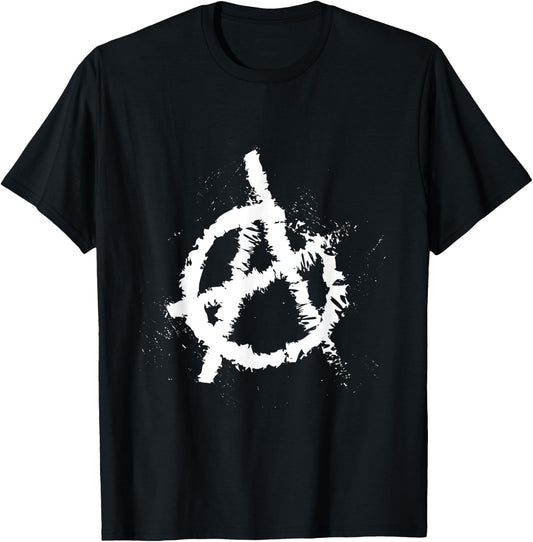 Anarchy Symbol Anarchy Punk Graffiti Punk Rock , black T-Shirt