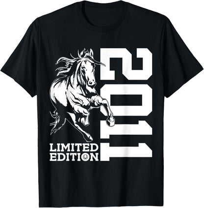 Riding 14th Birthday Horse Limited Edition 2011 Rider T-Shirt