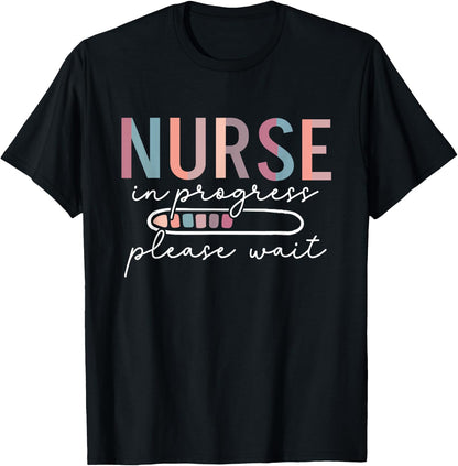 Funny Nursing student Nurse Appreciation Black Modern Classic Lace Embellished Nurse Graduation - Female, -Adults, Small T-Shirt