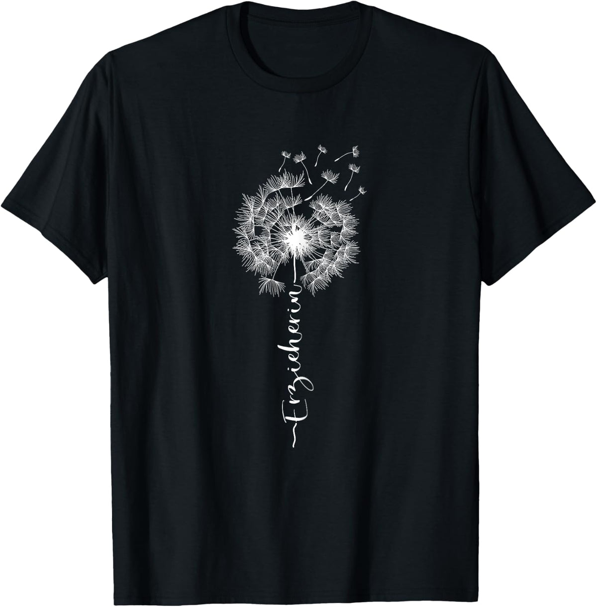 Educator Dandelion Teacher , black T-Shirt