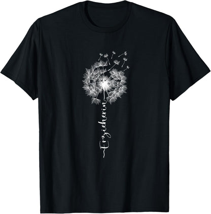 Educator Dandelion Teacher , black T-Shirt