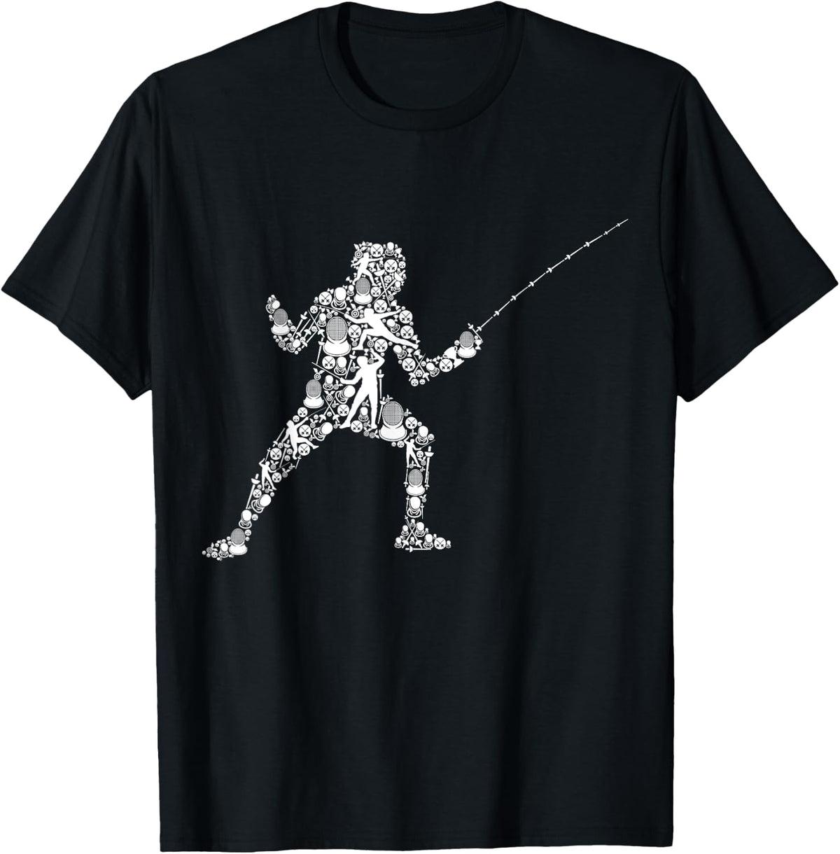 Fencing Fencing , Black, S T-Shirt