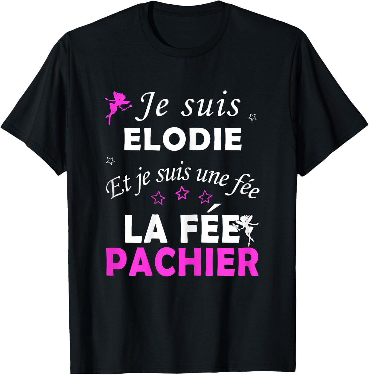 Elodie , Black, Female X-Small T-Shirt