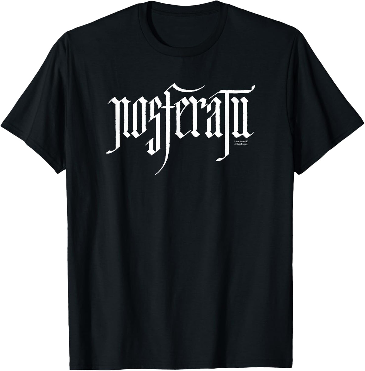 Nosferatu Logo White , black T-Shirt