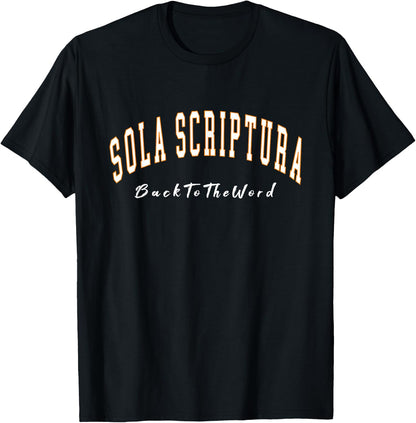 Divine Savior Christ Sola Scriptura Believer Christian -Adults, -Kids Black T-Shirt