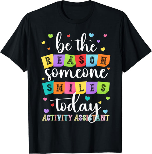 Activity Assistant Appreciation Week Black Men's Adult Classic Fit Short Sleeve T-Shirt
