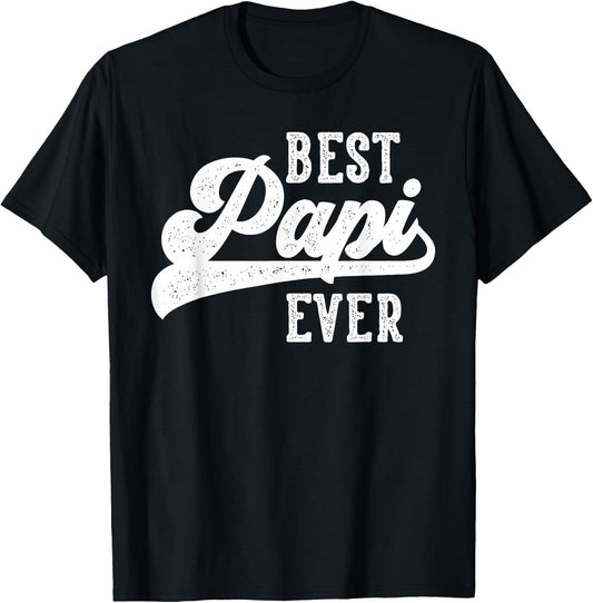 Best Papi Ever Gifts From Grandchildren Papi Birthday T-Shirt