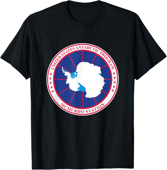 Arctic Circle Patch Men's Black Antarctica T-Shirt