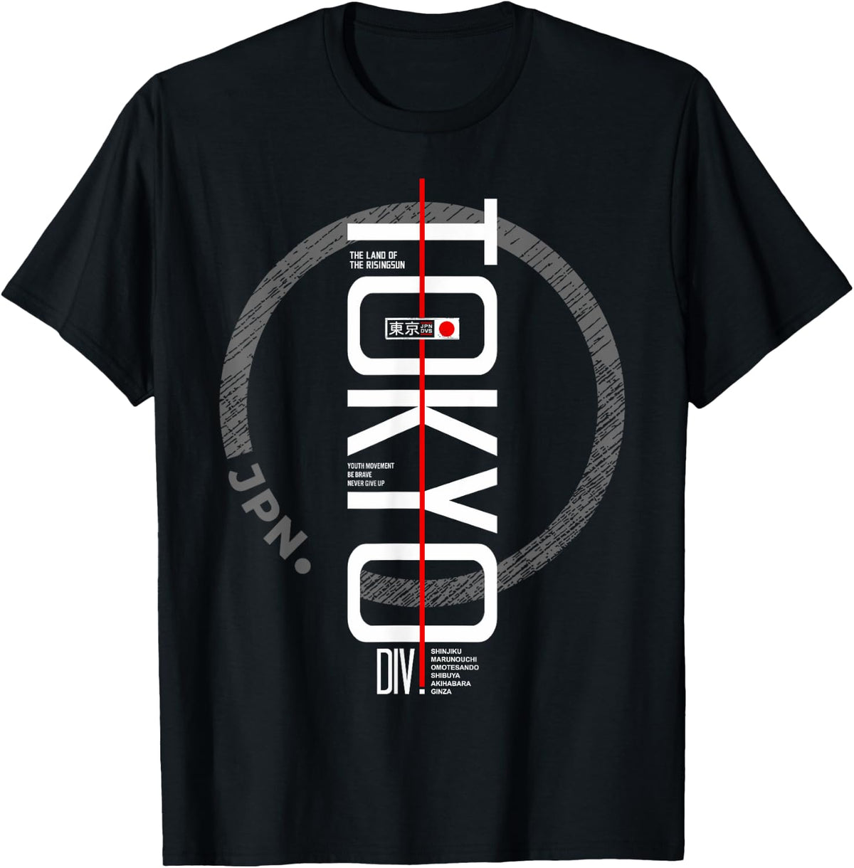 Tokyo DIV , black T-Shirt