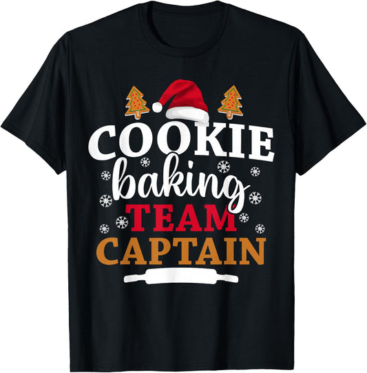 Baking Crew Christmas Cookie Baking Team Captain T-Shirt