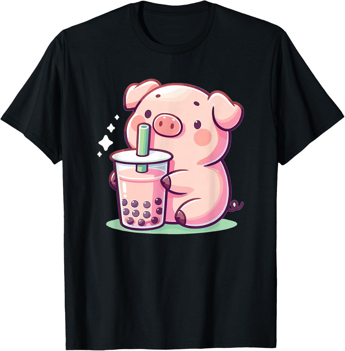 Discover Animal Designs In Kawaii Style Here -Adults Black Small Modern T-Shirt
