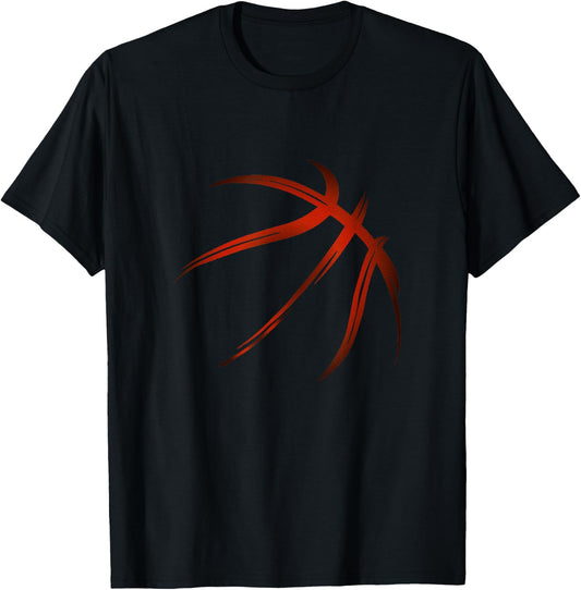 Basketball Player Silhouette Design Training Outfit Clothing , black T-Shirt