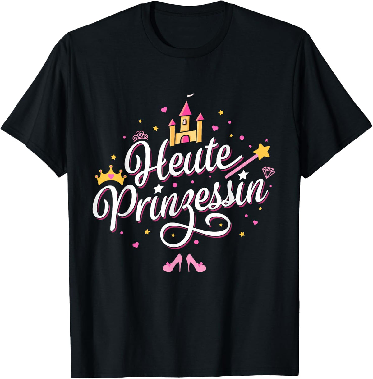 Carnival Costume Princess Funny Costume Replacement , black T-Shirt