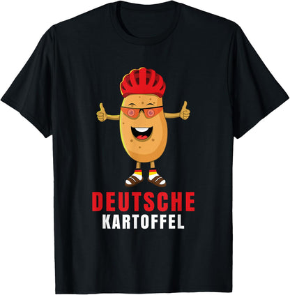 Deutsche Kartoffel Sarkasmus Deutsch Deutscher Alman T-Shirt