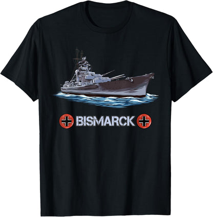 Deutsches schweres Schlachtschiff Bismarck T-Shirt