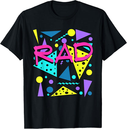 Rad 1980s Vintage Eighties Costume Party Small T-Shirt