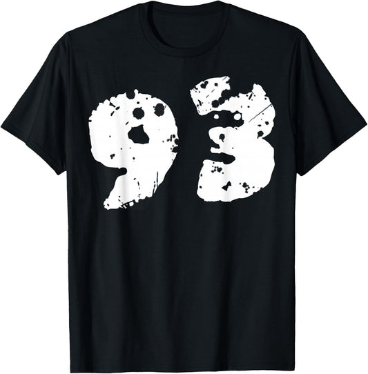 93 Fan T Shirt, Black T-Shirt