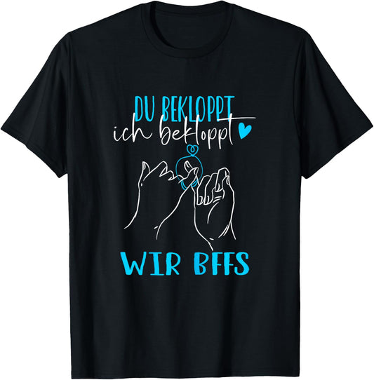 Best Friend for Two Girlfriends Best Friends BFF , black, s T-Shirt