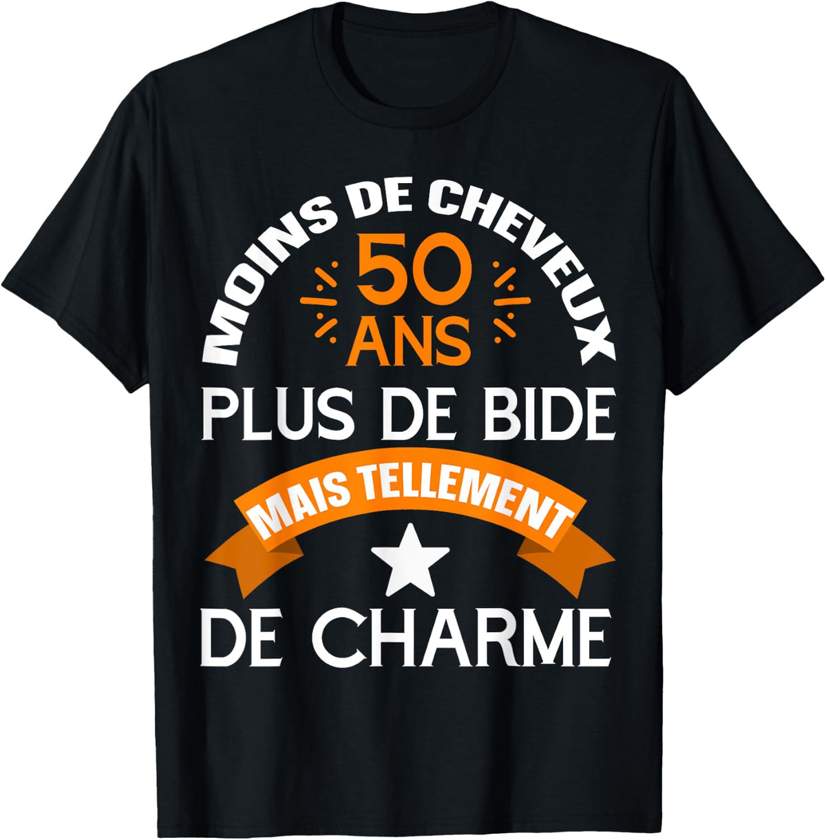 Birthday 50 years 1973 man humour , Black T-Shirt