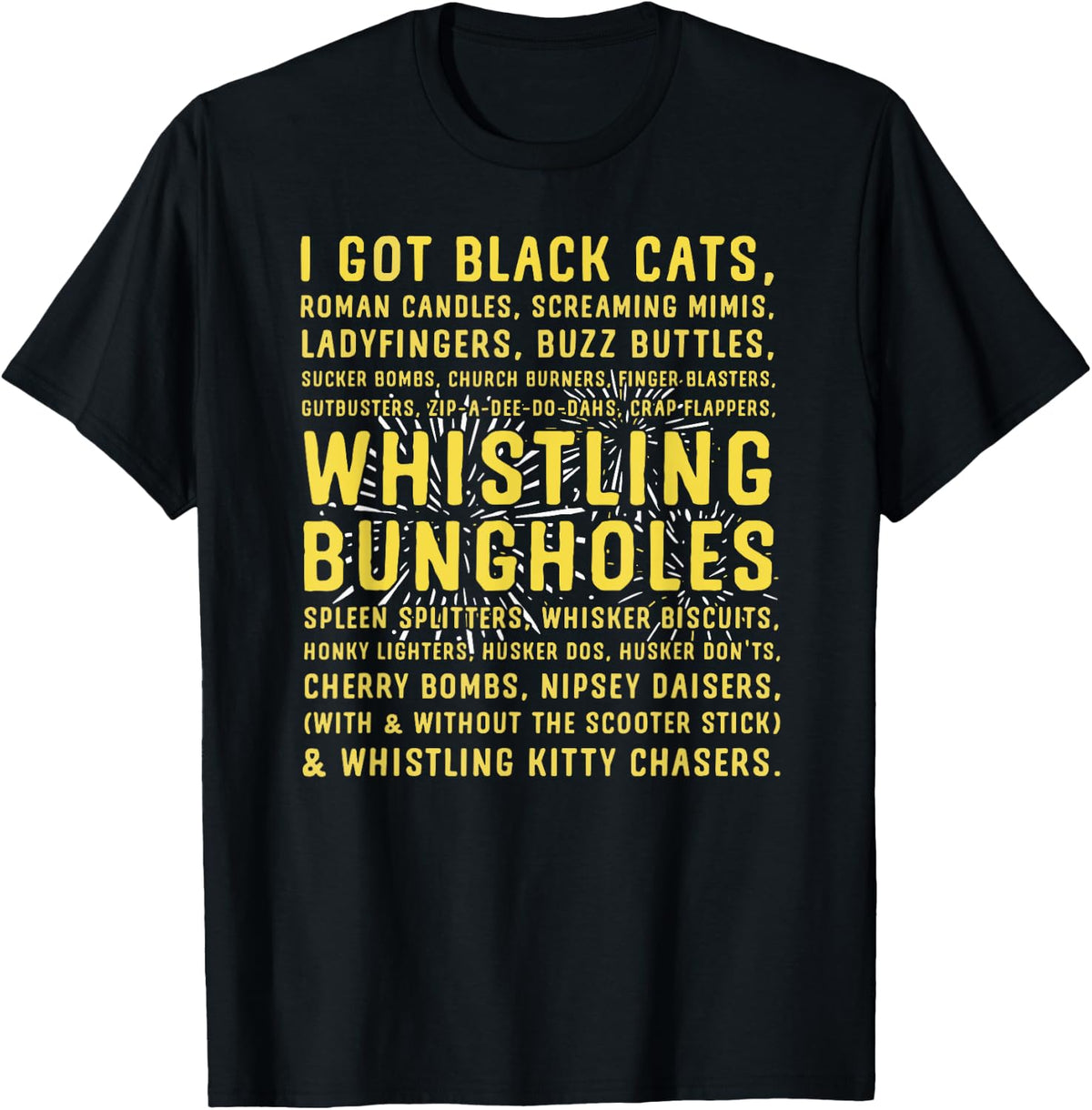 Funny I Got Black Cats 4th Of July T-Shirt