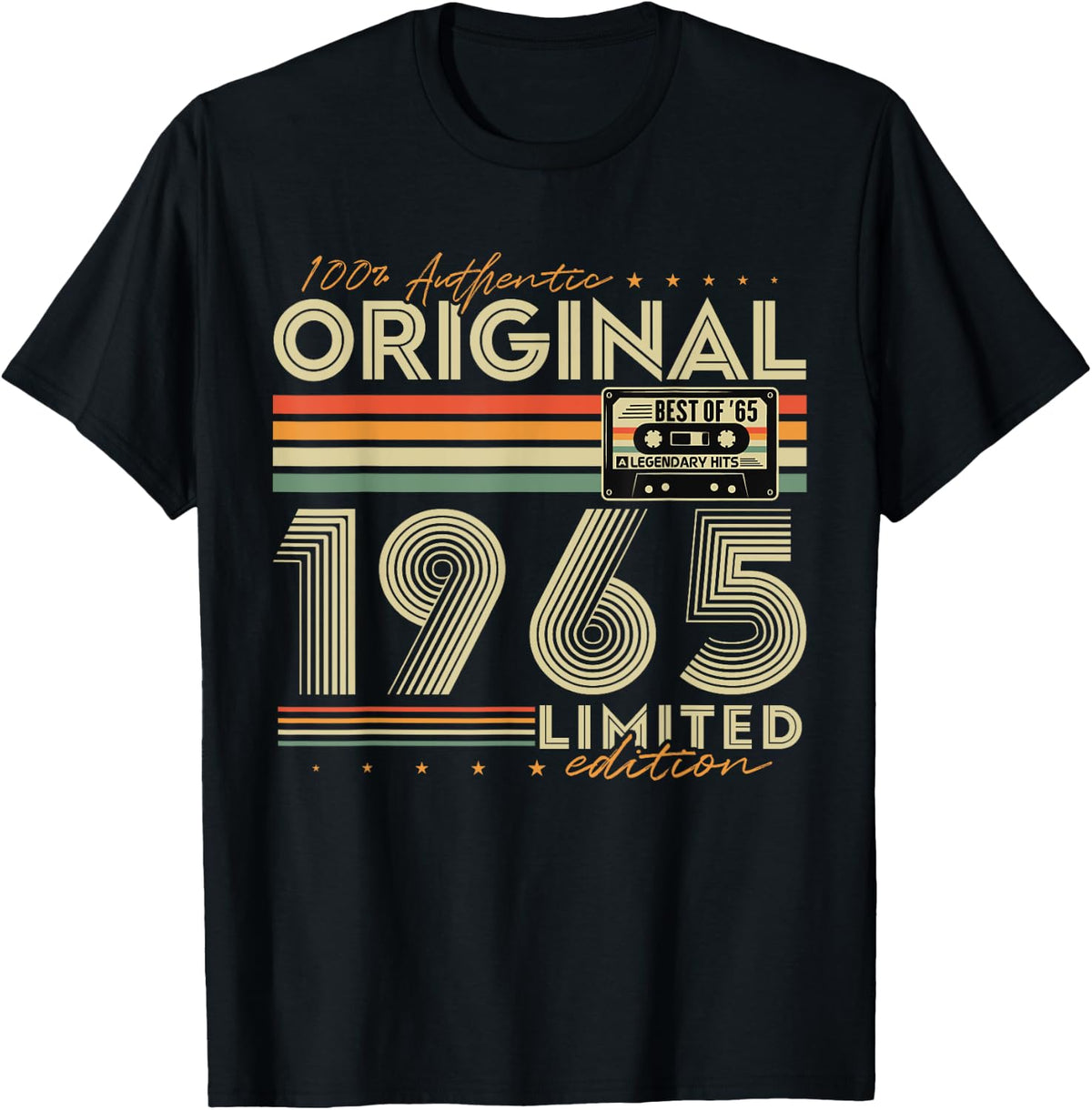 Original 1965 Vintage Gift 60th Birthday Man Woman T-Shirt