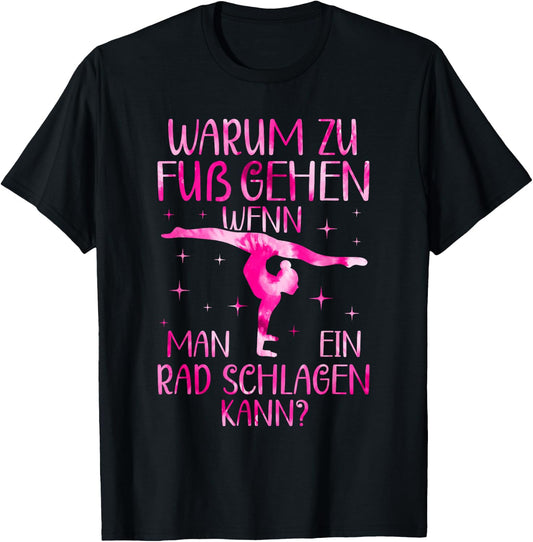 Acrobatic Gymnastics Gymnastics Girls , black T-Shirt