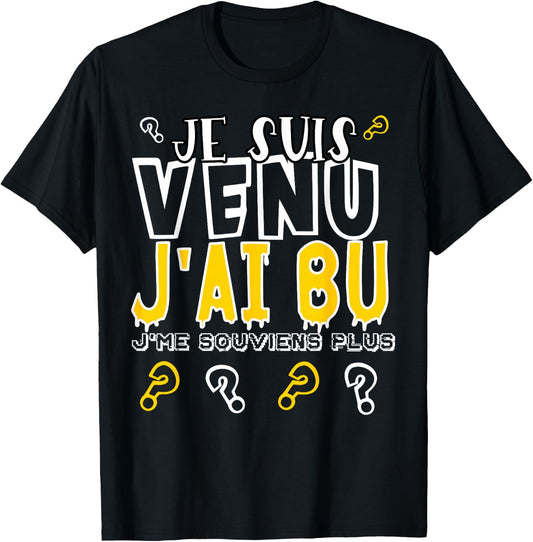 ALCOHOL BEAUF AP¨¦RO GIFTS FUNNY HUMOUR HOLIDAYS PASTIS RICARD , Black, S T-Shirt