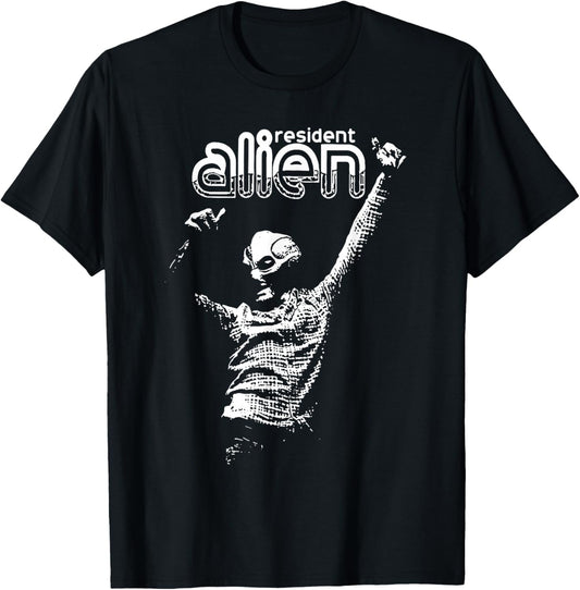 Alien Resident , Black, S T-Shirt