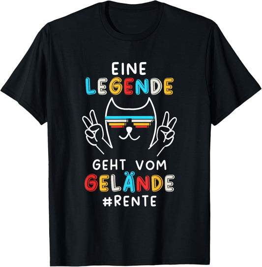 A Legend Goes From Terrain Retirement 2024 , black T-Shirt