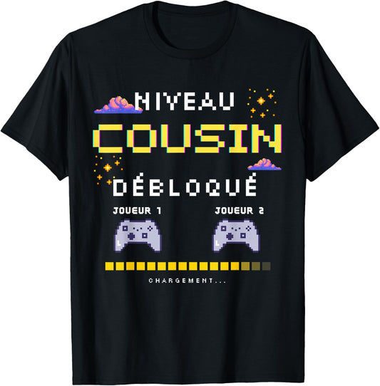 Announcement Pregnancy Future Cousin , Black, S T-Shirt