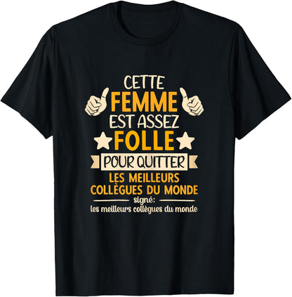 Depart Collegue de Travail, New Job, New Job , Black T-Shirt