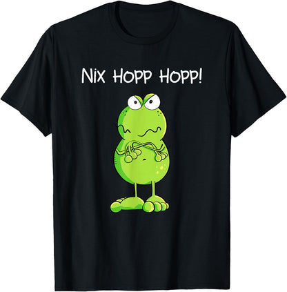 Nix Hopp Hopp Groummyiger Frog Statement N? , black T-Shirt