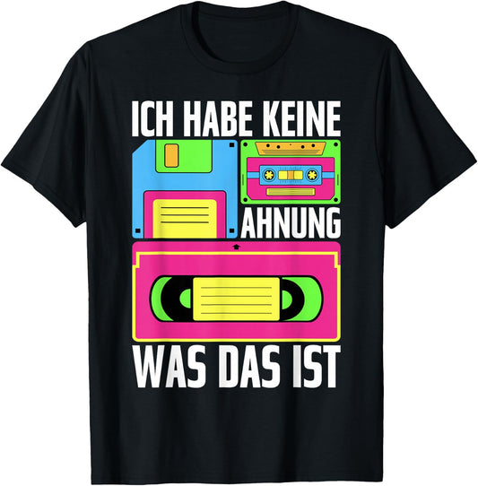 80s Costume 80s Outfit 80s Party 80s Carnival , black T-Shirt