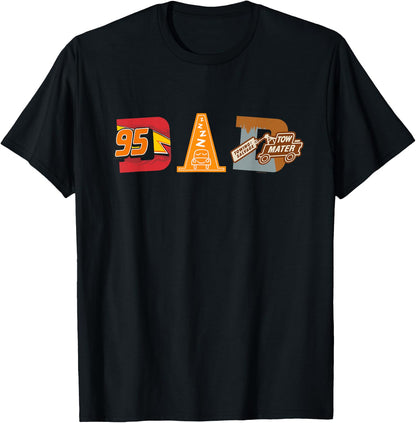 Disney and Pixar's Cars Cozy Cone Dad Father's Day Birthday , Black, S T-Shirt