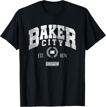 Baker City OR | Oregon | Vintage Throwback T-Shirt