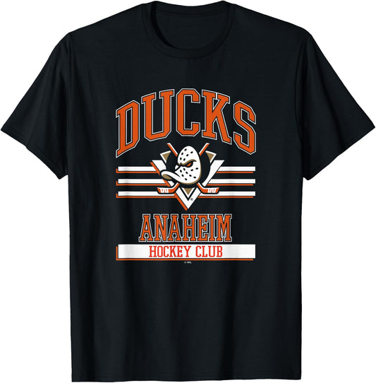 Anaheim Ducks Hockey Club Black Officially Licensed T-Shirt