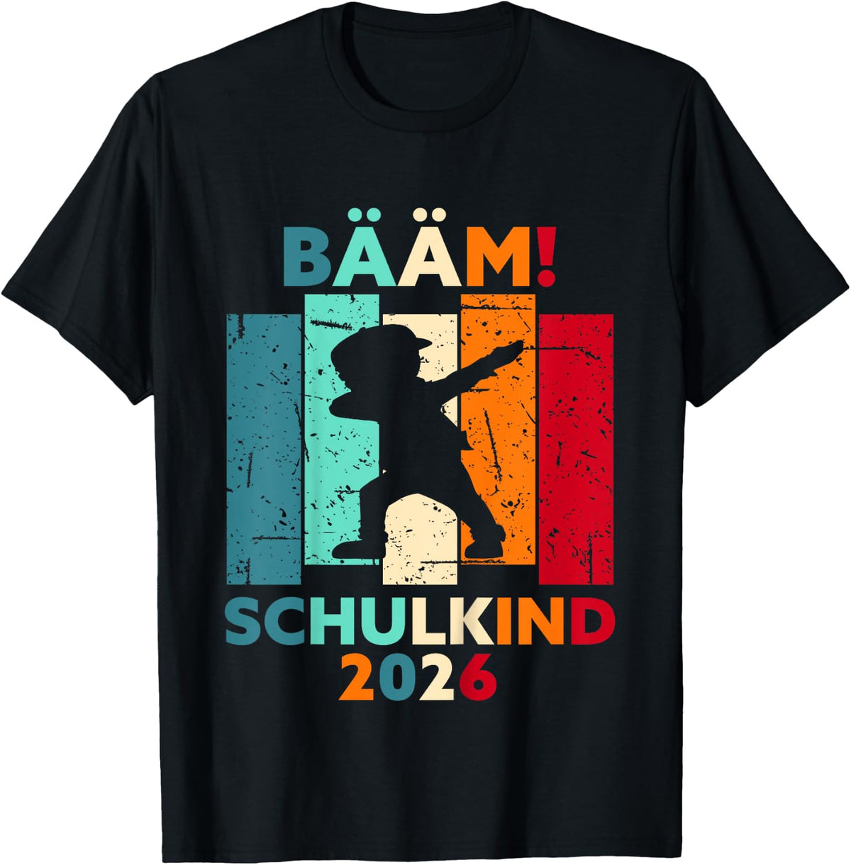Children's B??m! Schulkind 2026 First Day of School , black T-Shirt