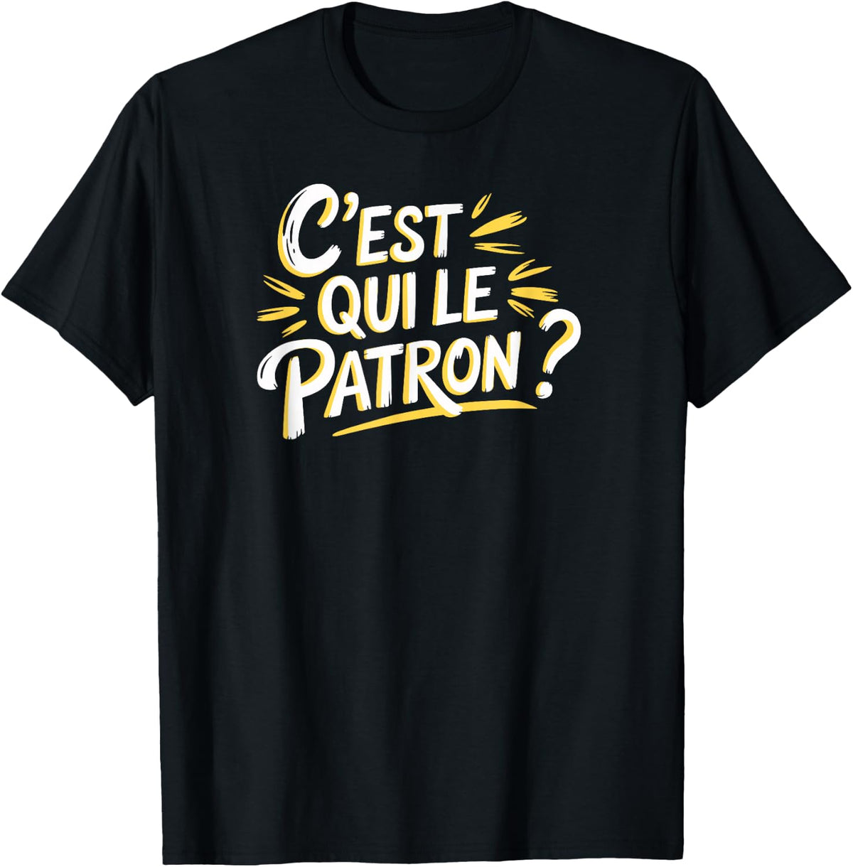 Who is the boss? , Black, S T-Shirt