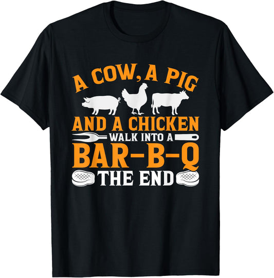 Barbecue BBQ Joke Gift Grill Lover and BBQ Master Chef T-Shirt