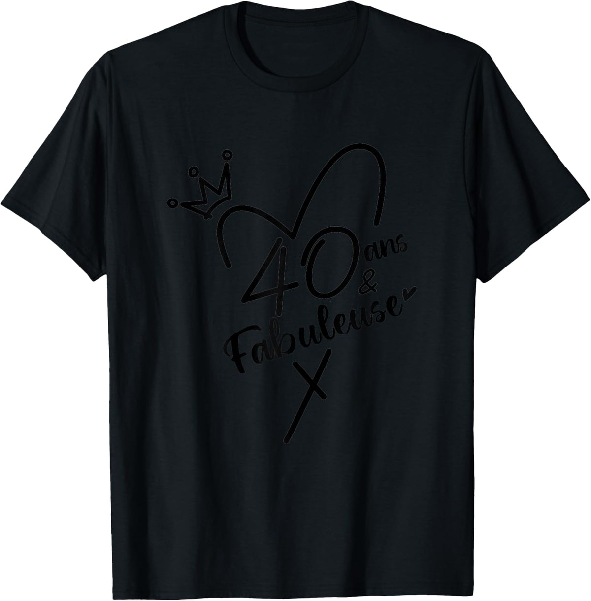 40 Years And Fabulous Birthday Gift Woman Quarantine , white, Female X-Small T-Shirt
