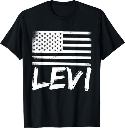 Levi Citizenship Personalized Birthday Forename Name T-Shirt