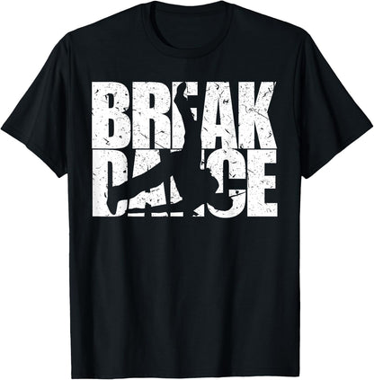 Break Dance Retro Windmill Hip Hop Gift Kids , Black, S T-Shirt