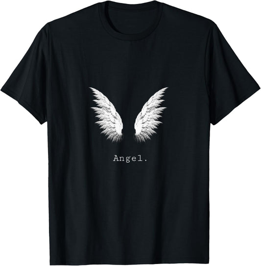 Angel Wings , Wings of the Angel Mobile Phone Case , black T-Shirt