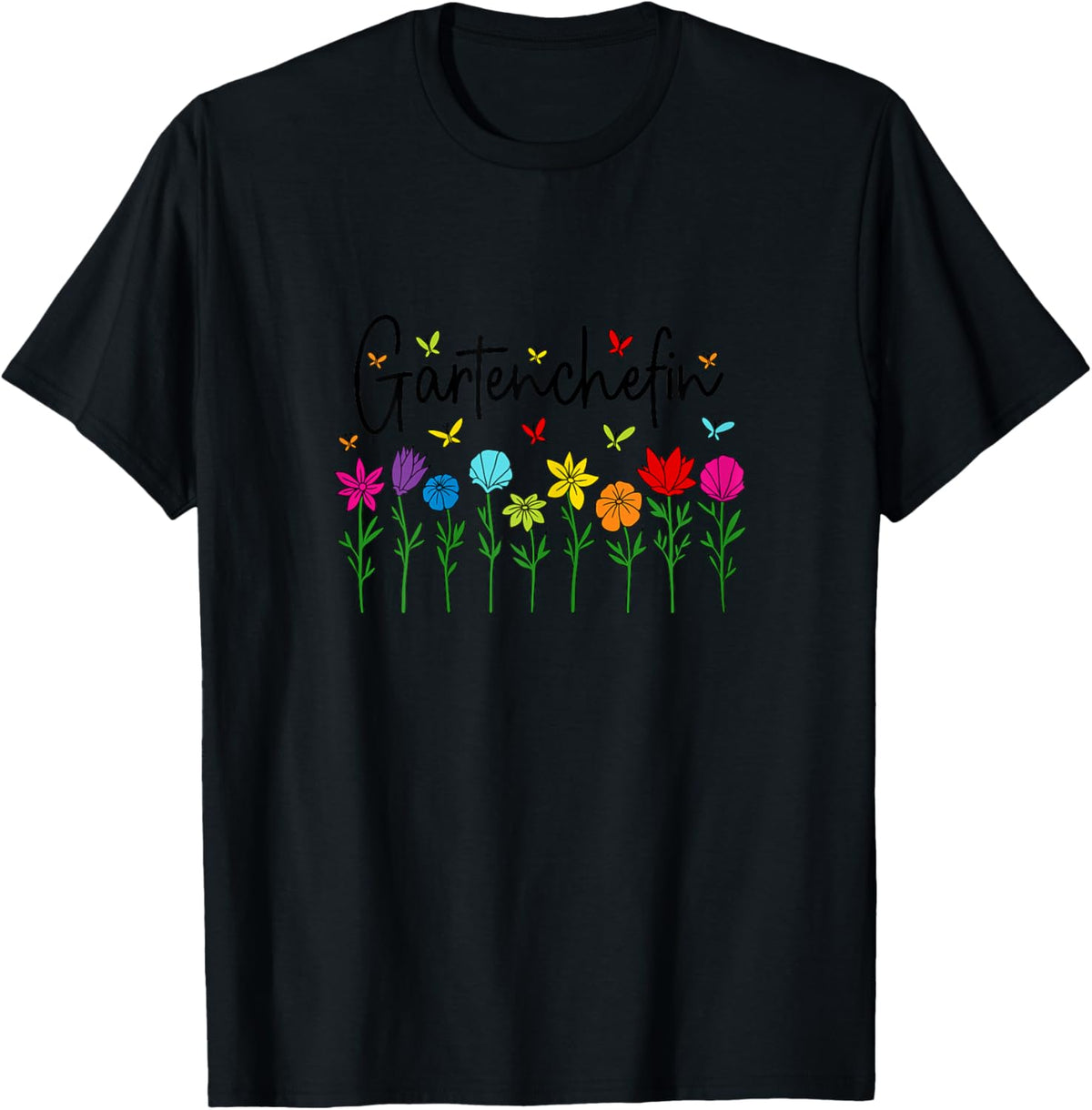 with German Text, gray T-Shirt