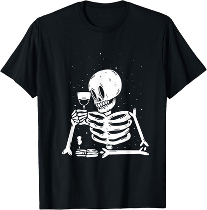 Scary Face Simple Halloween Costume , black T-Shirt