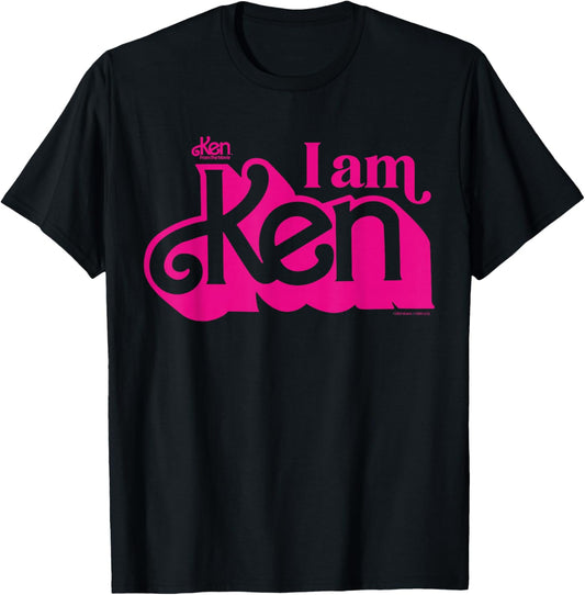 Barbie with German Text Ich bin Ken, black T-Shirt
