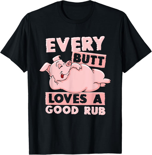 BBQ Pig Grill Shirt Chef Barbecue Pulled Pork Steak BBQ T-Shirt