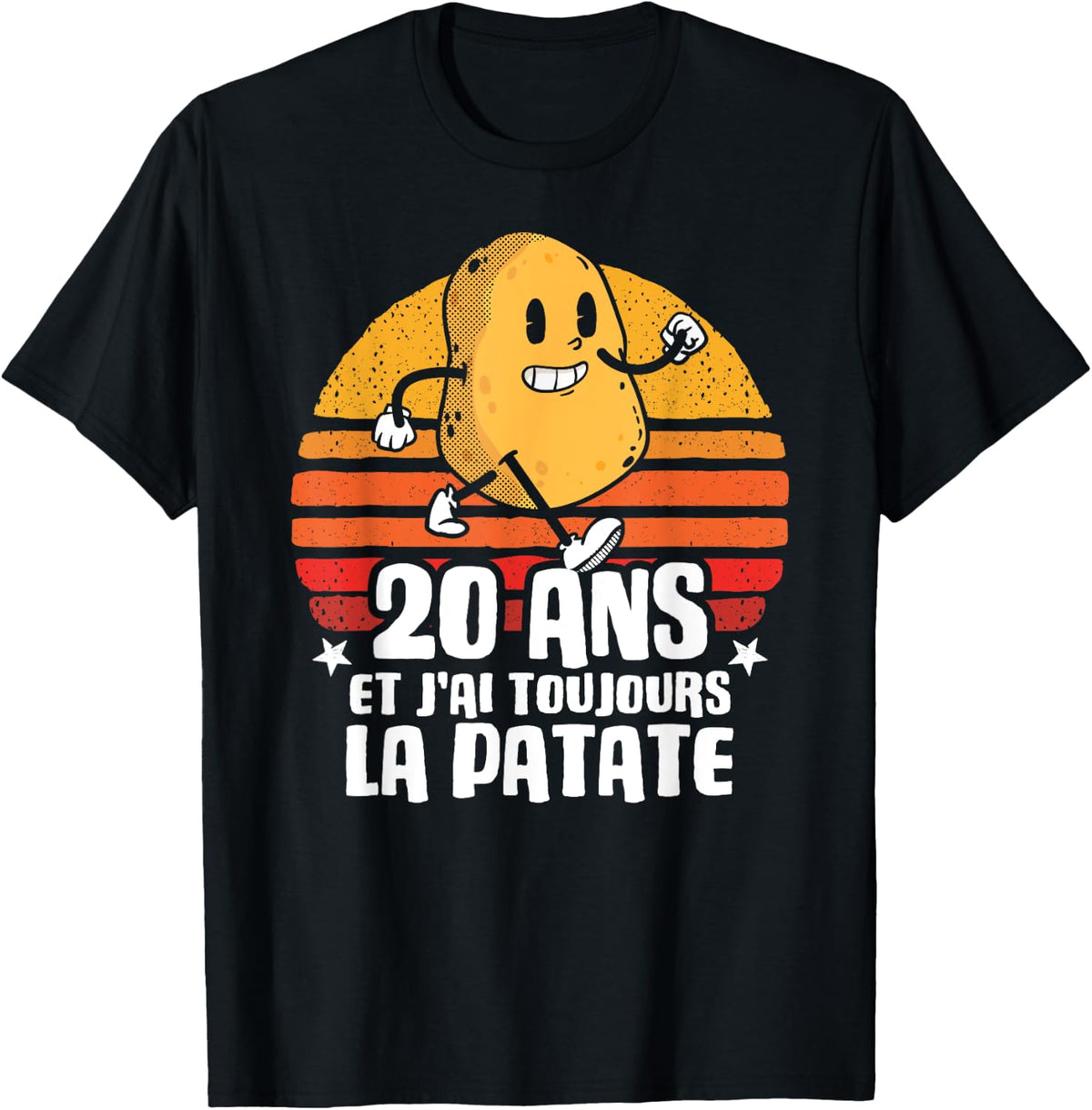 Anniv Gift 20 Years Birthday Decoration 20 Years Potato T-Shirt