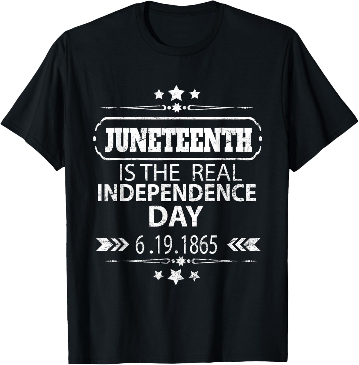 Juneteenth Is the real Independence day1865 Black history T-Shirt